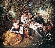WATTEAU, Antoine The Love Song USA oil painting artist